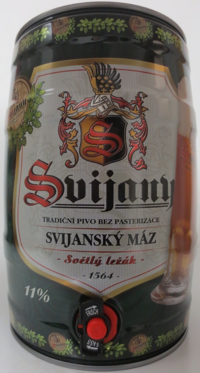 Svijany SVIJANSKÝ MÁZ - Světlý ležák - 1564 - č.1