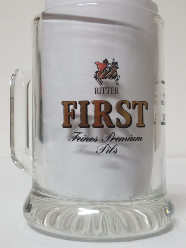 RITTER FIRST Feines Premium Pils Tauschbörse Dortmund 13.3.1993 (0,2L) krýgl 