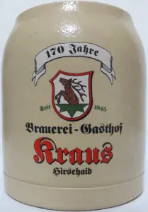 Brauerei-Gasthof Kraus Hirschaid 170 Jahre (0,5L) tankards