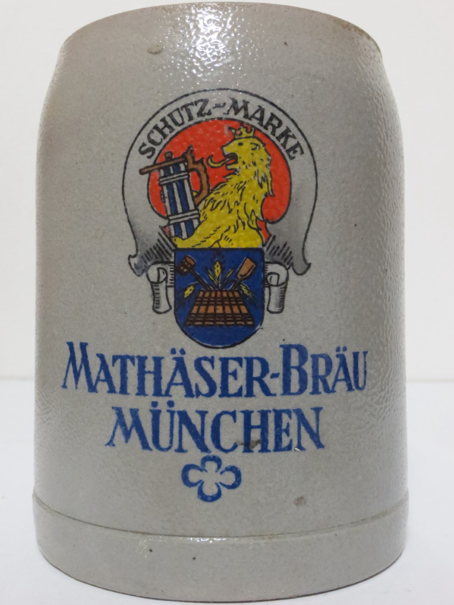 MATHÄSER-BRÄU MÜNCHEN (0,5L) keramický korbel