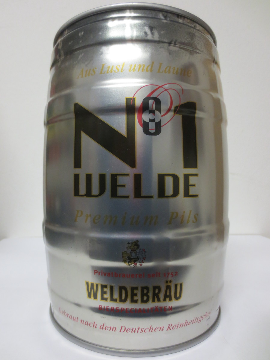 No 1 WELDE Premium Pils WELDEBRÄU 