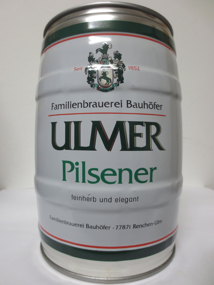 Familienbrauerei Brauhöfer ULMER PILSENER feinherb und elegant