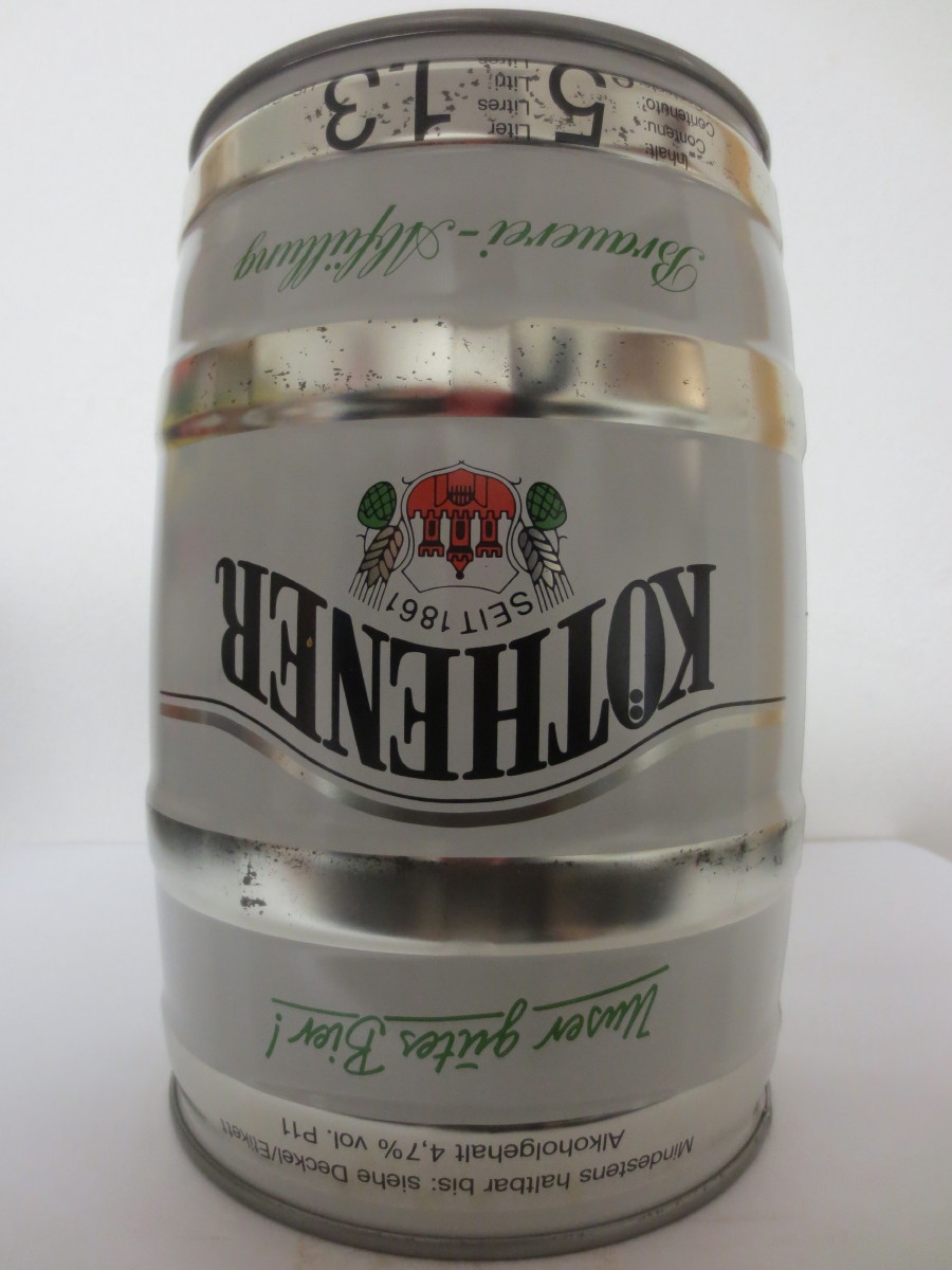 Unser gutes Bier KÖTHENER Brauerei-Abfüllung