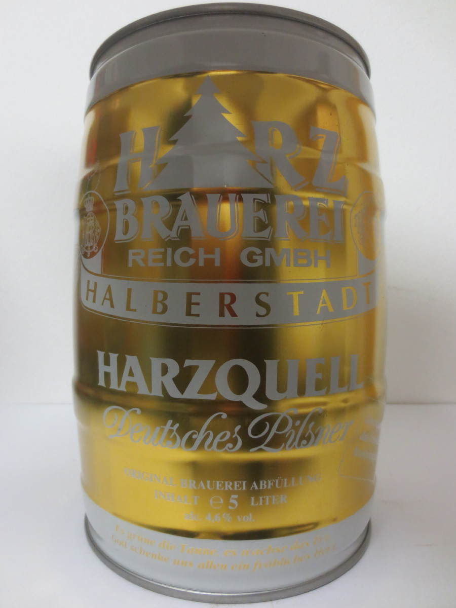 HARZ BRAUEREI REICH GMBH HALBERSTADT HARZQUELL Deutsches Pilsner