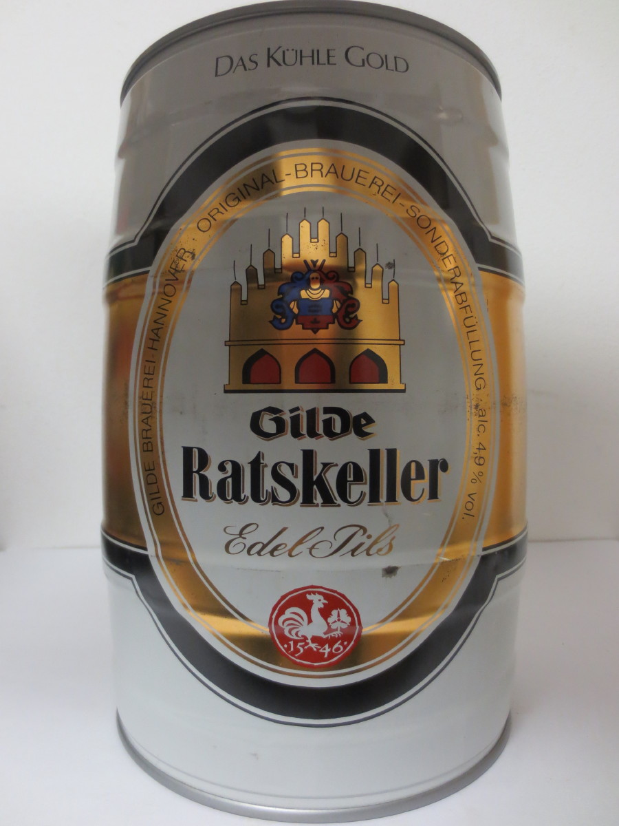 Gilde Ratskeller Edel Pils DAS KÜHLE GOLD