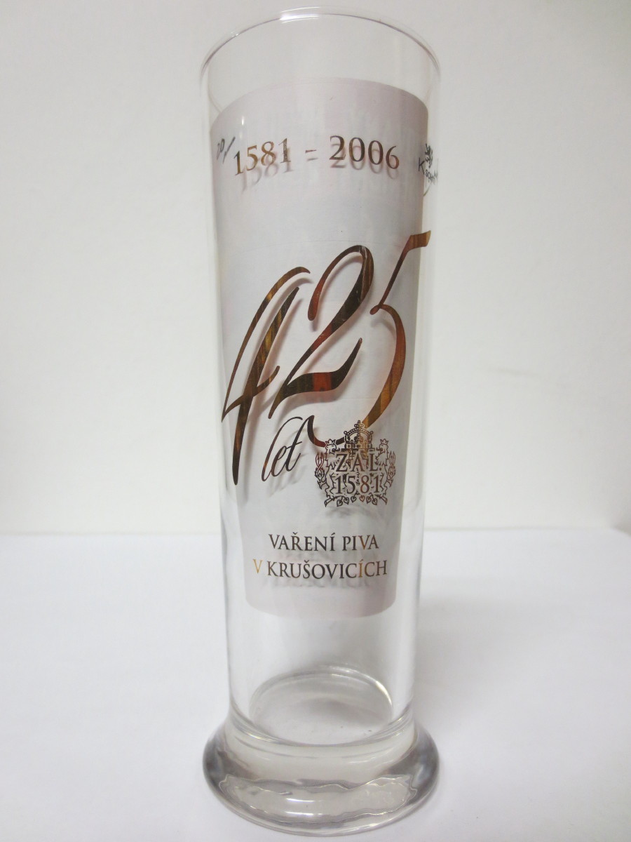 1581-2006 425 let VAŘENÍ PIVA V KRUŠOVICÍCH (0,3L) štuc vysoký
