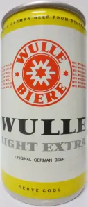 WULLE BIERE WULLE LIGHT EXTRA ORIGINAL GERMAN BEER (34cl) (T/O) Nr.1 