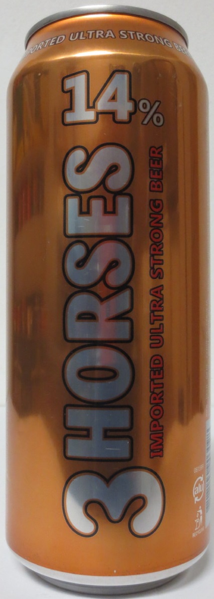 3 HORSES 14% (50cl)