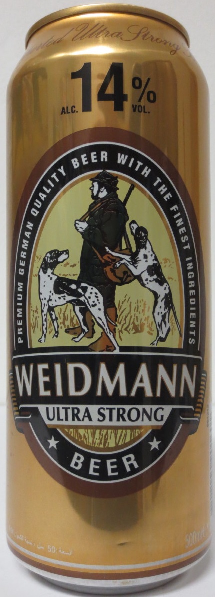 WEIDMANN ULTRA STRONG BEER 14% (50cl)
