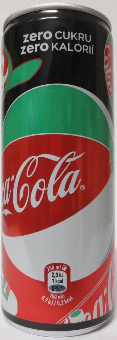Coca Cola zero CUKRU zero KALORIÍ from CZECH REPUBLIC (25cl) (B/O)
