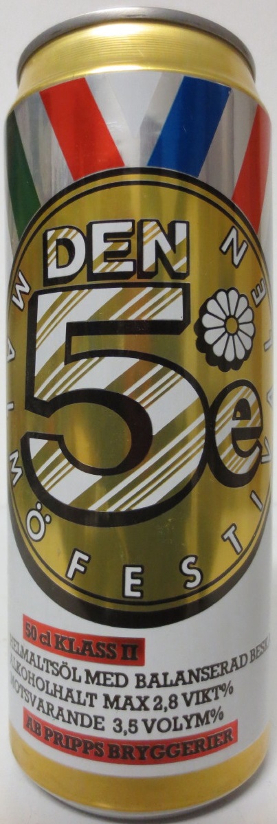 DEN 5e MALMÖFESTIVALEN (50cl) (B/O)