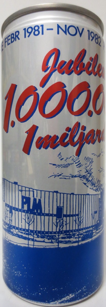 Jubileum 1.000.000.000. 1 miljard burkar (45cl) (B/O) Nr.1