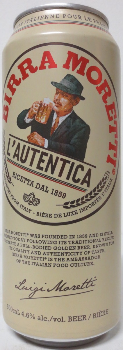 BIRRA MORETTI L´ AUTENTICA from ITALY (50cl) (B/O)