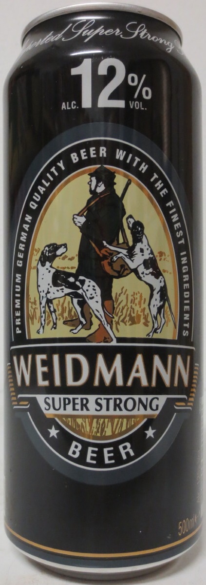 WEIDMANN SUPER STRONG BEER from HOLLAND (50cl) (B/O)
