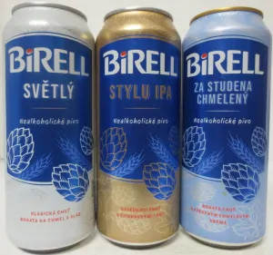 BIRELL serie 3 cans from Czech Republic 2024 (50cl)