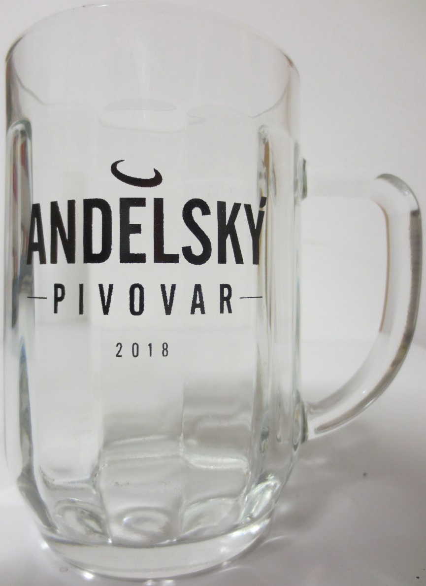ANDĚLSKÝ -PIVOVAR- 2018 (0,5L) sklenice s uchem