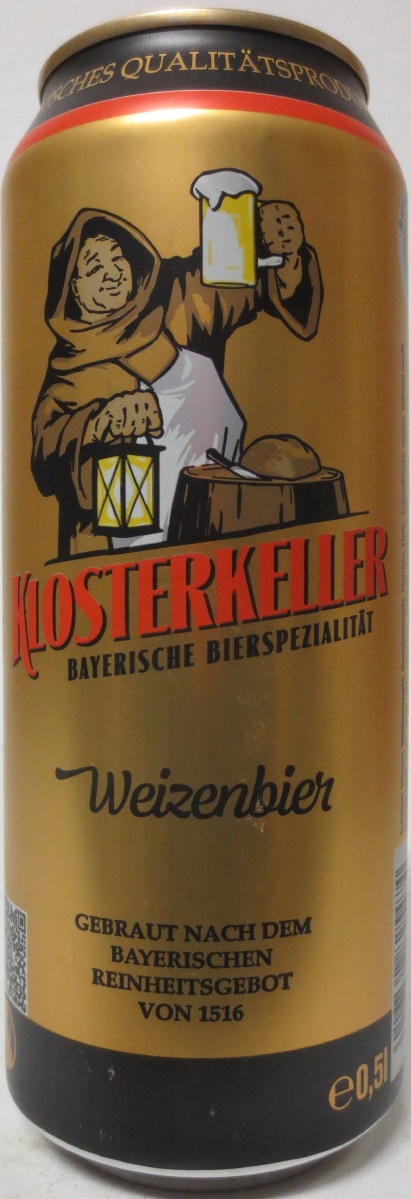 KLOSTERKELLER Weizenbier (50cl) Nr.1