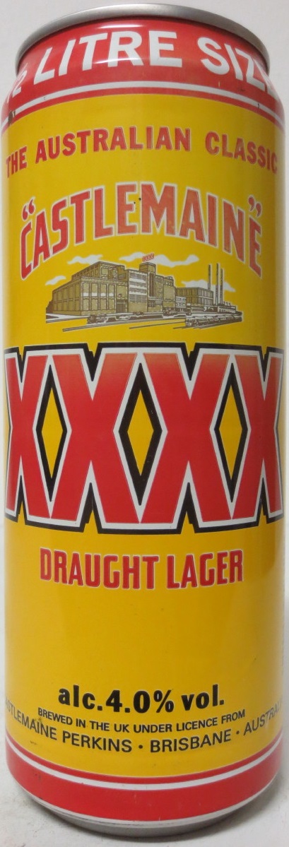 CASTELMAINE XXXX DRAUGHT LAGER (50cl) 
