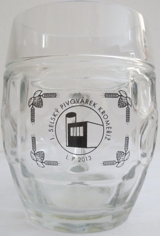 1. SELSKÝ PIVOVÁREK KROMĚŘÍŽ L.P. 2013 (0,5L) (černý) Tübinger