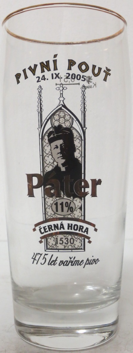 PIVNÍ POUŤ 24.IX.2005 Páter 11% ČERNÁ HORA (0,5L) Willi
