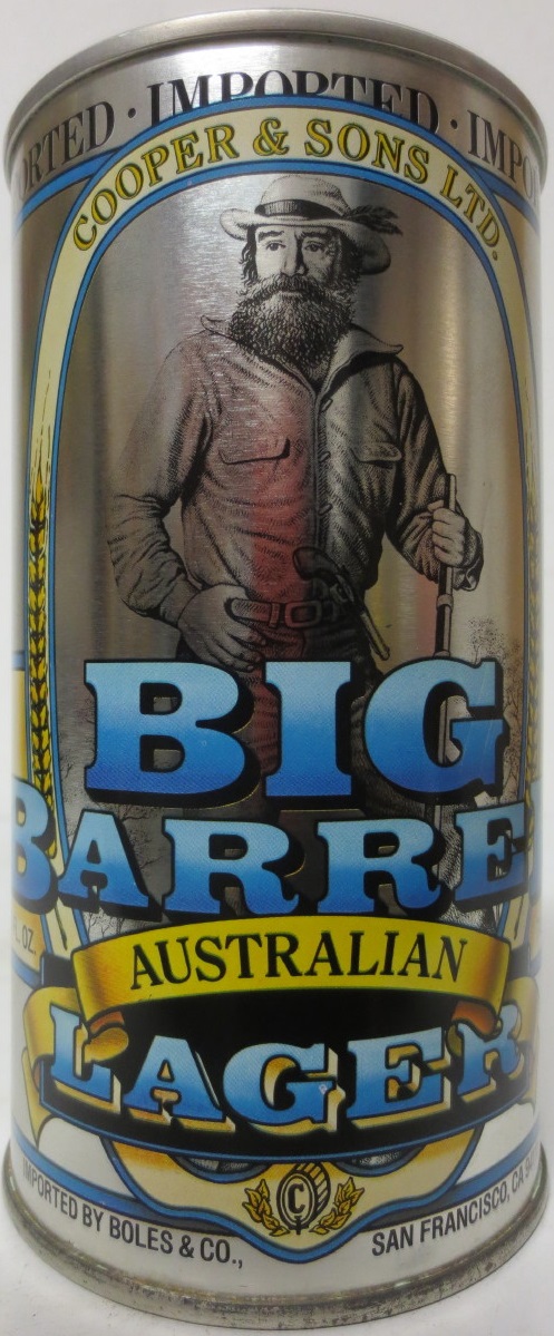 BIG BARREL AUSTRALIAN LAGER (74cl) Nr.1
