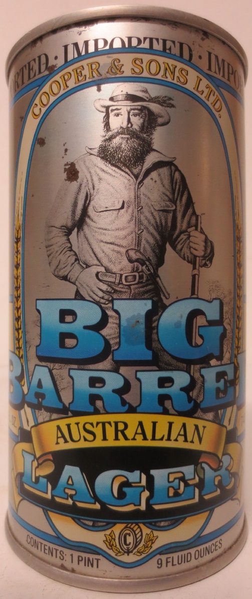 BIG BARREL AUSTRALIAN LAGER (74cl) Nr.2