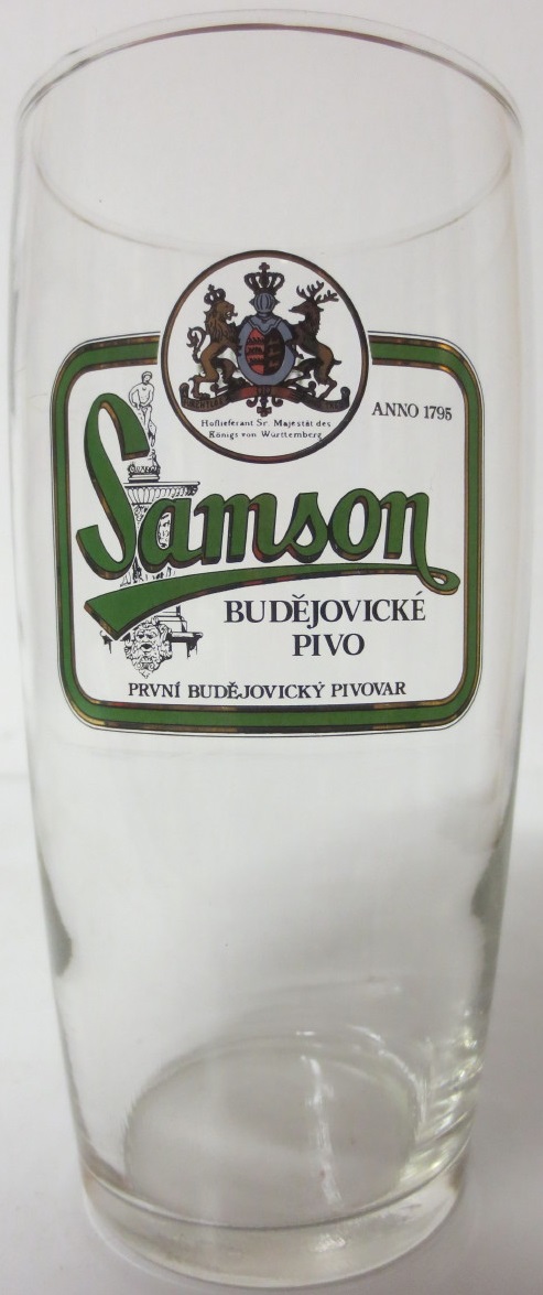 Samson BUDĚJOVICKÉ PIVO (0,5L) Willi č. (velké logo)