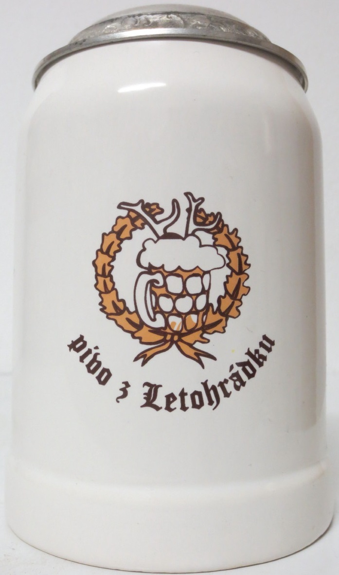 Pivo z Letohrádku (0,5L) keramický korbel s pokličkou