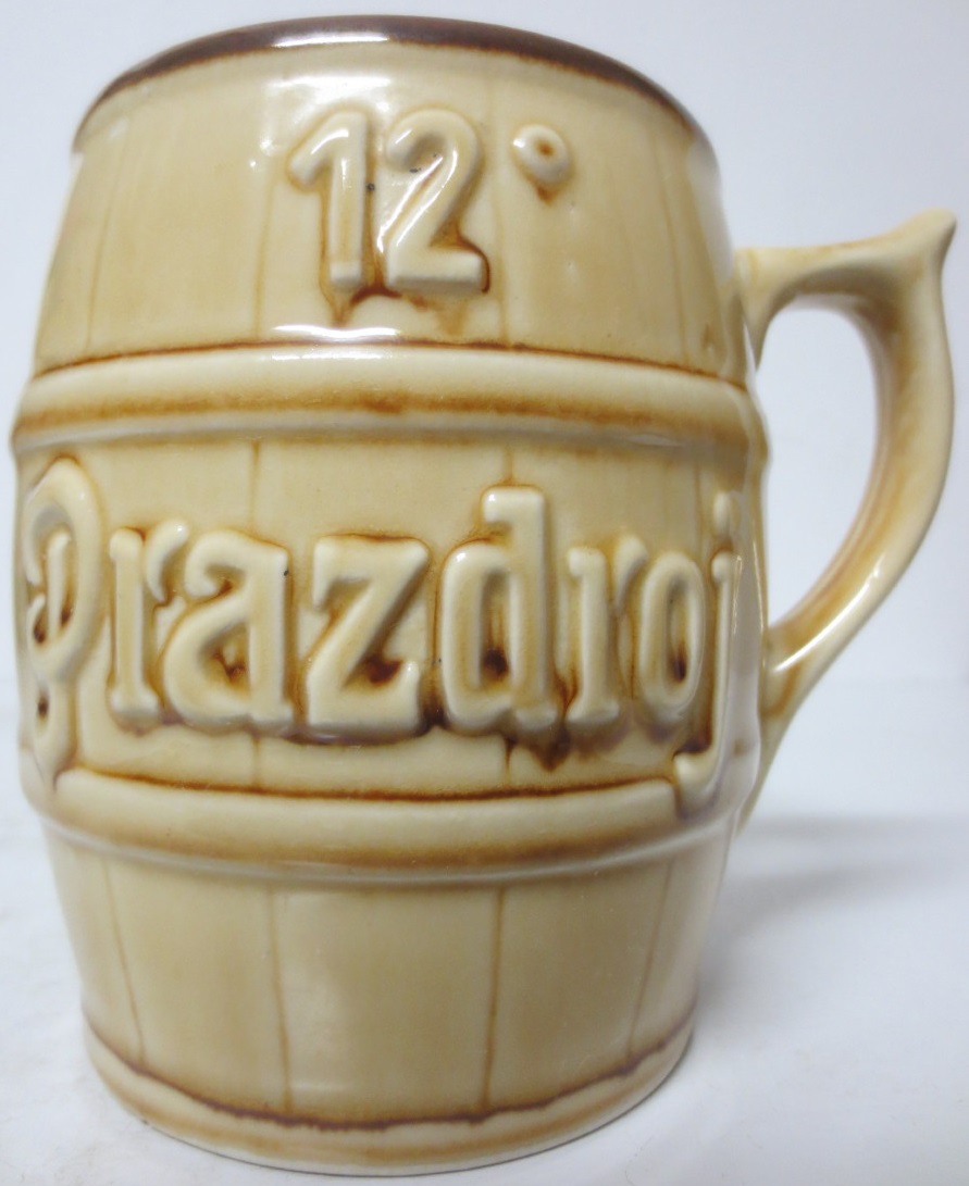 12° Prazdroj (0,5L) keramický korbel