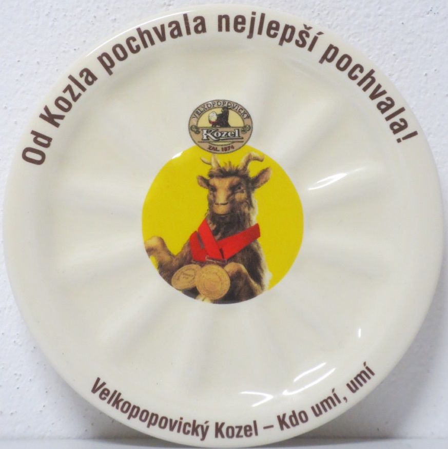od kozla pochvala, nejlepší pochvala! (keramický tácek) 