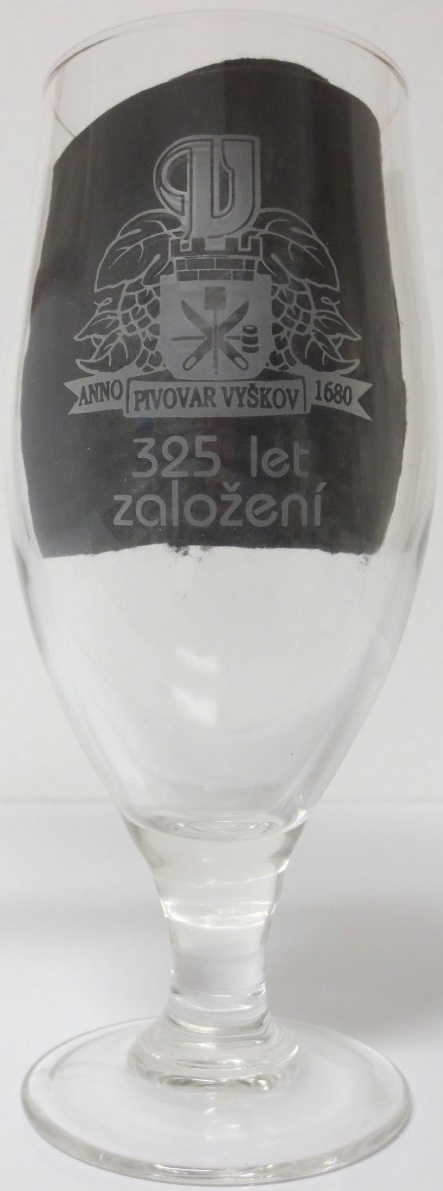 PIVOVAR VYŠKOV ANNO 1680 325 let od založení (0,3L) stopka