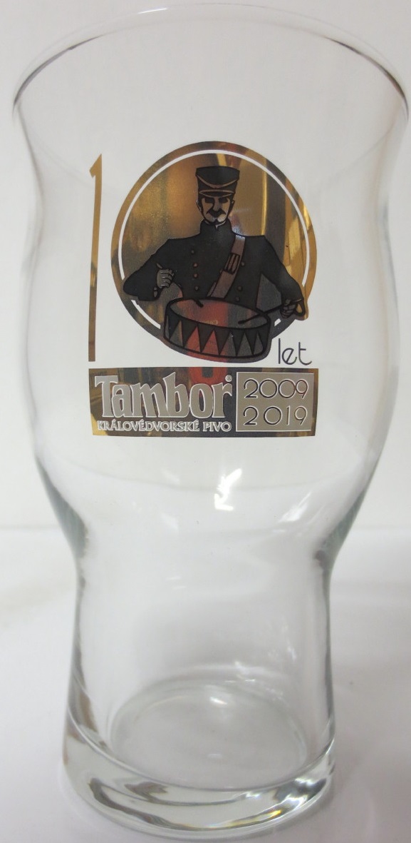 Tambor KRÁLOVEDVORSKÉ PIVO 2009-2019 10 let (0,5L)