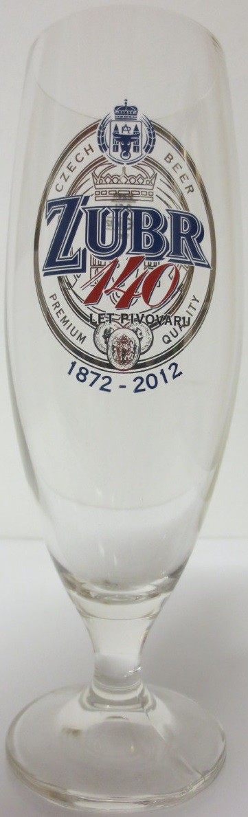 ZUBR 140 LET PIVOVARU 1872-2012 (0,5L) Stopka