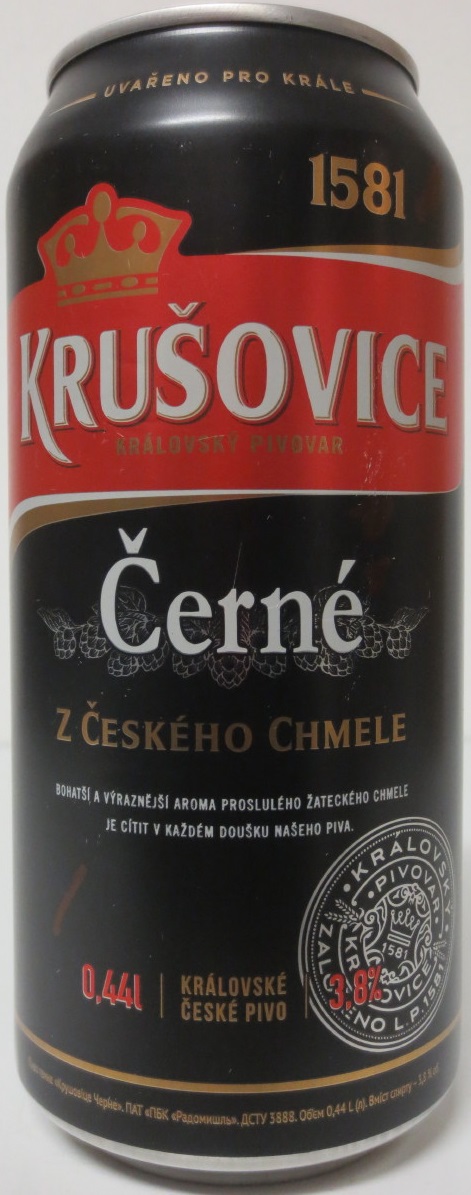 KRUŠOVICE ČERNÉ ZE ŽATECKÉHO CHMELE (40cl) (B/O)