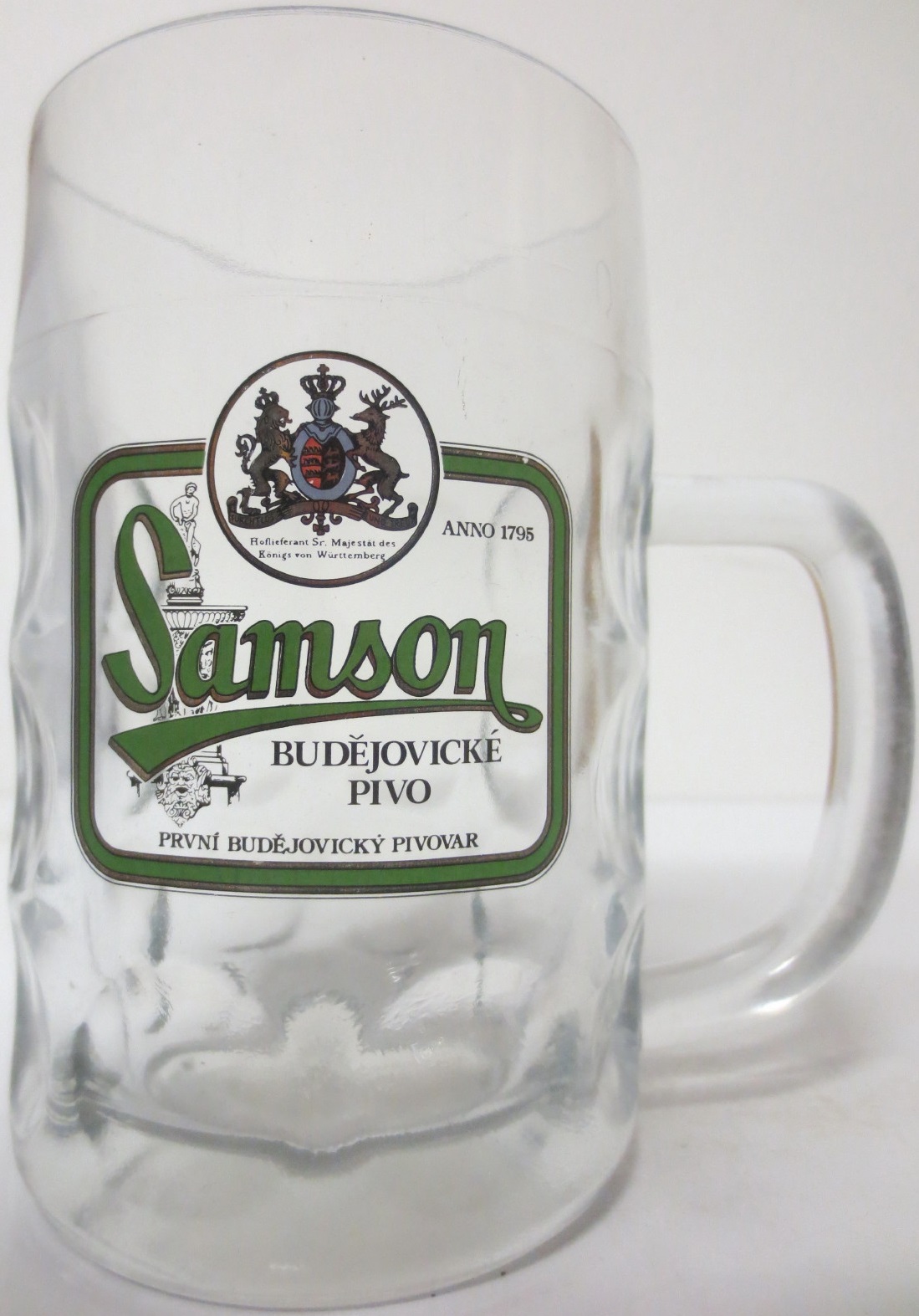 Samson BUDĚJOVICKÉ PIVO (0,5L) starý krýgl