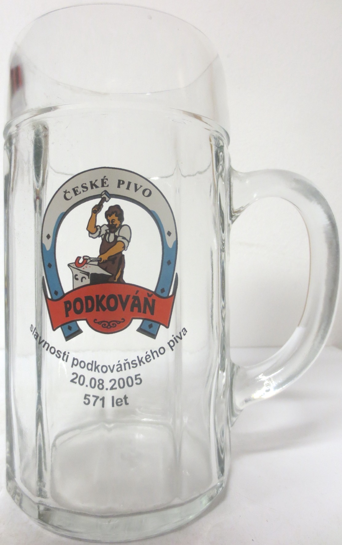 ČESKÉ PIVO PODKOVÁŇ slavnosti podkováňského piva 20.8.2005 571 let (1L) Eckenmaass