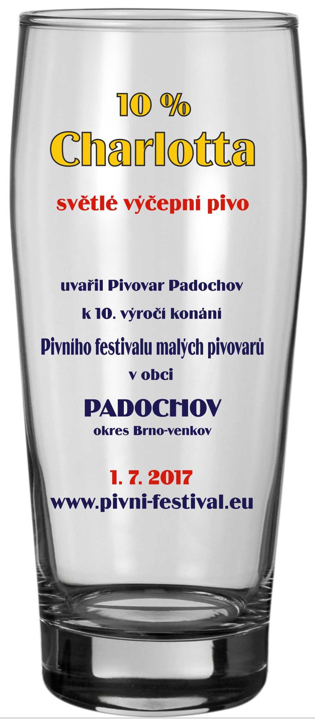 Pivovar Padochov Pivni festival rok 17 (0,5L) Willi