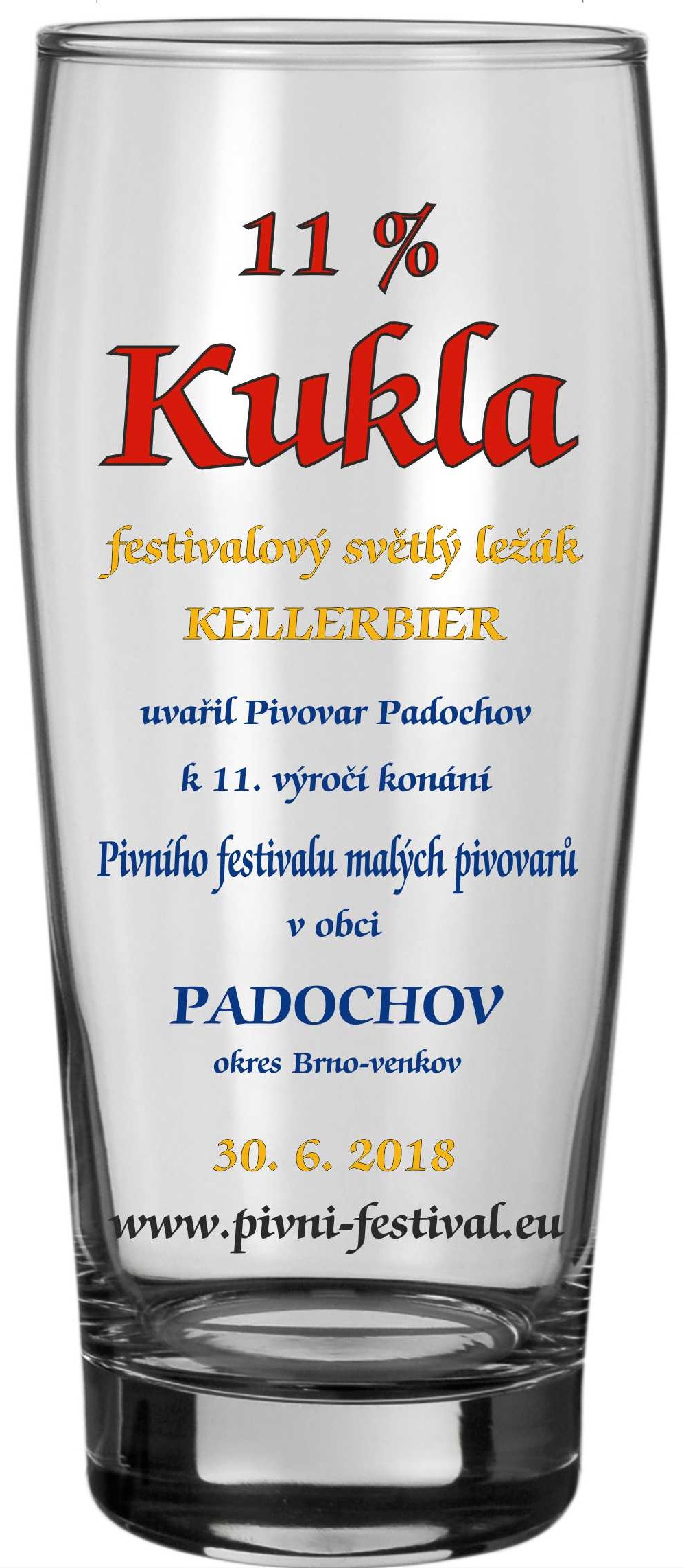 Pivovar Padochov Pivni festival rok 18 (0,5L) Willi