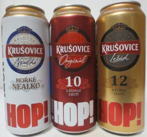 Krušovice serie 3 cans from Czech Republic 2024 (50cl)