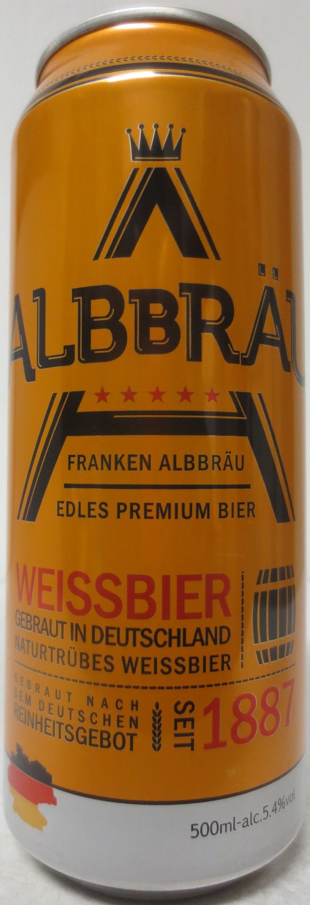 ALBBRÄU WEISSBIER (50cl) 