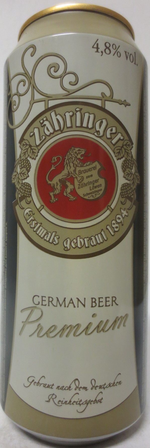 zähringer GERMAN BEER Premium (50cl) 