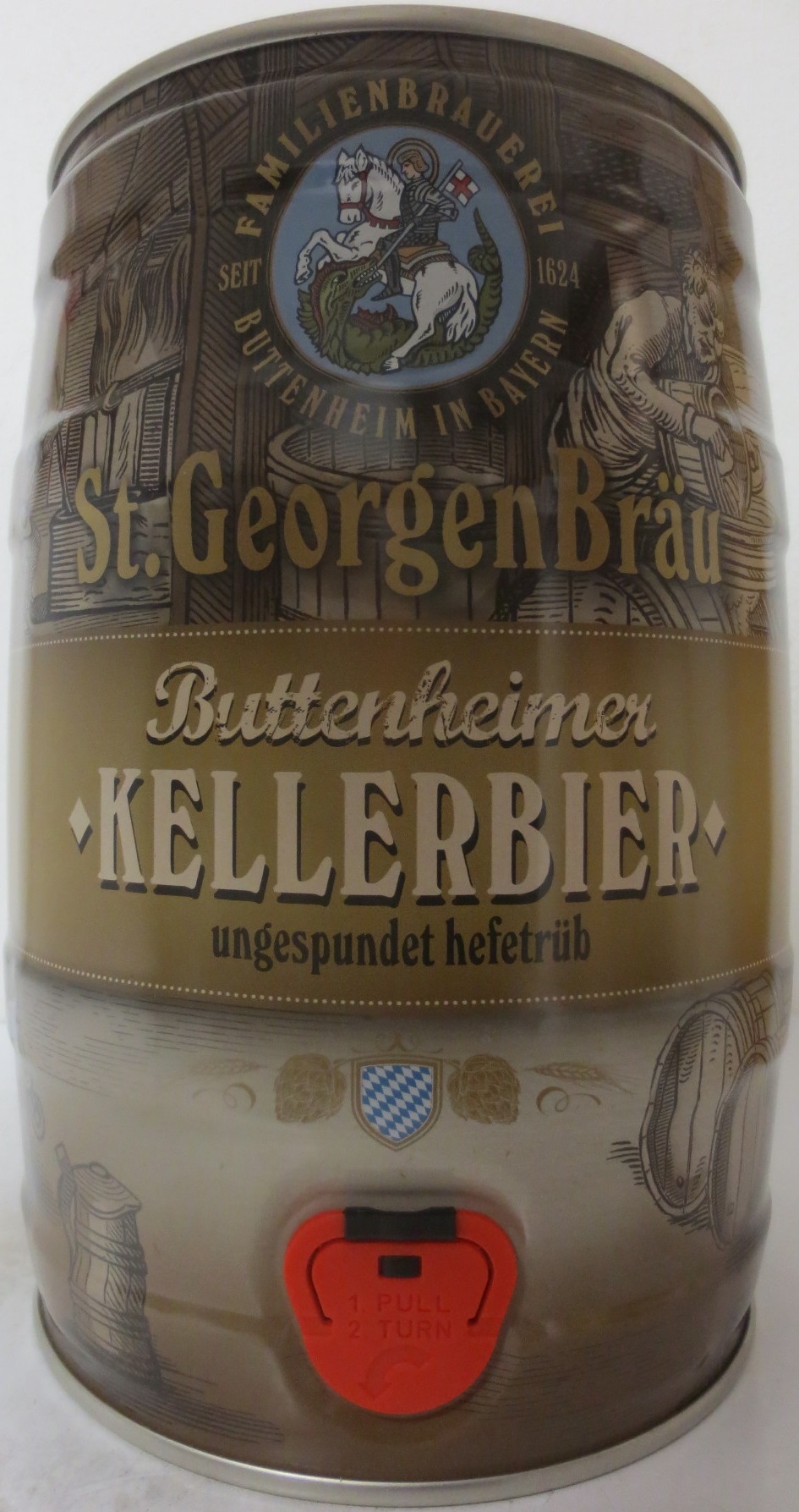 St. Georgen Bräu Buttenheimer KELLERBIER ungespundet hefebier