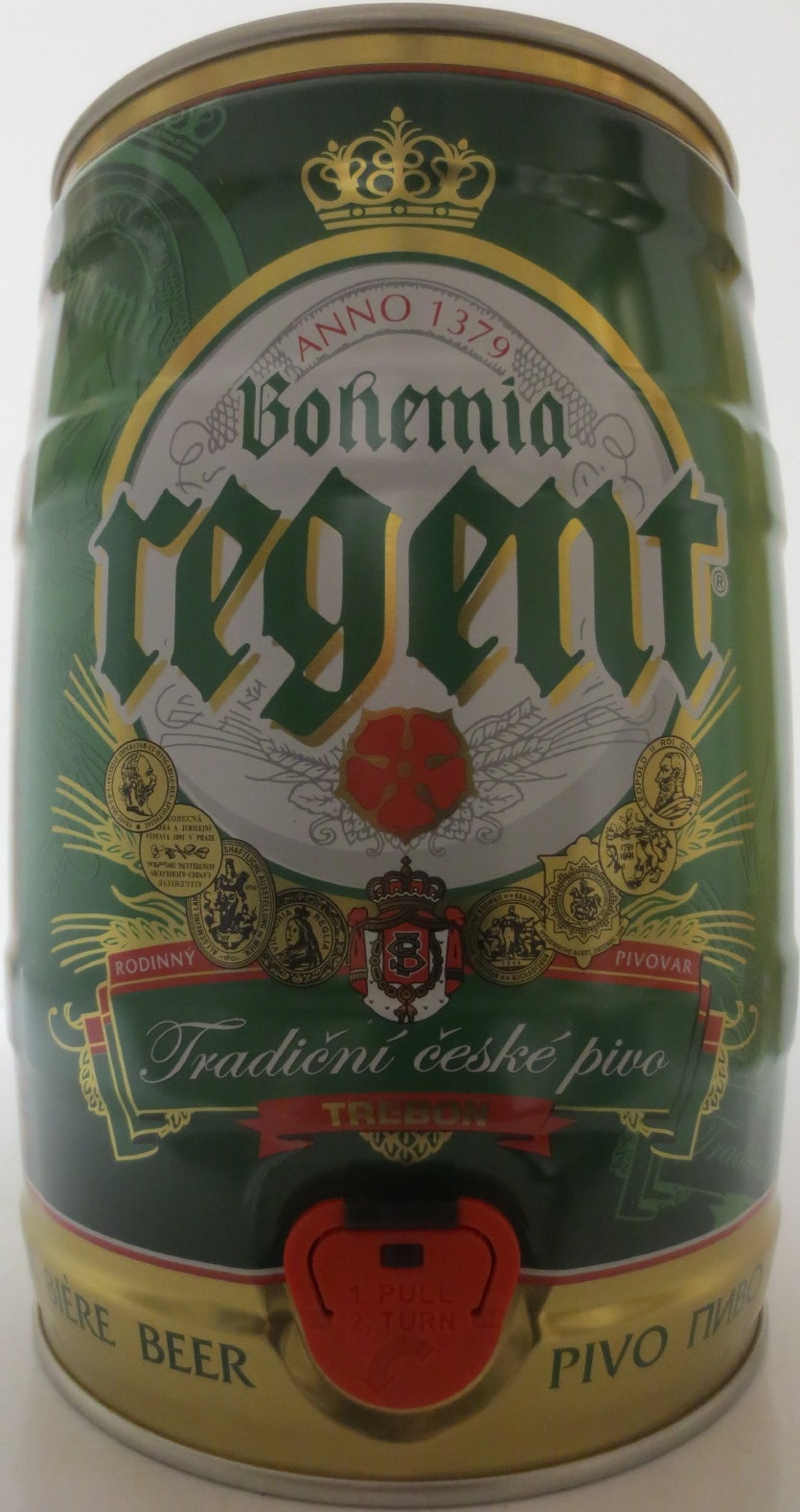 Bohemia regent Tradiční české pivo TŘEBOŇ