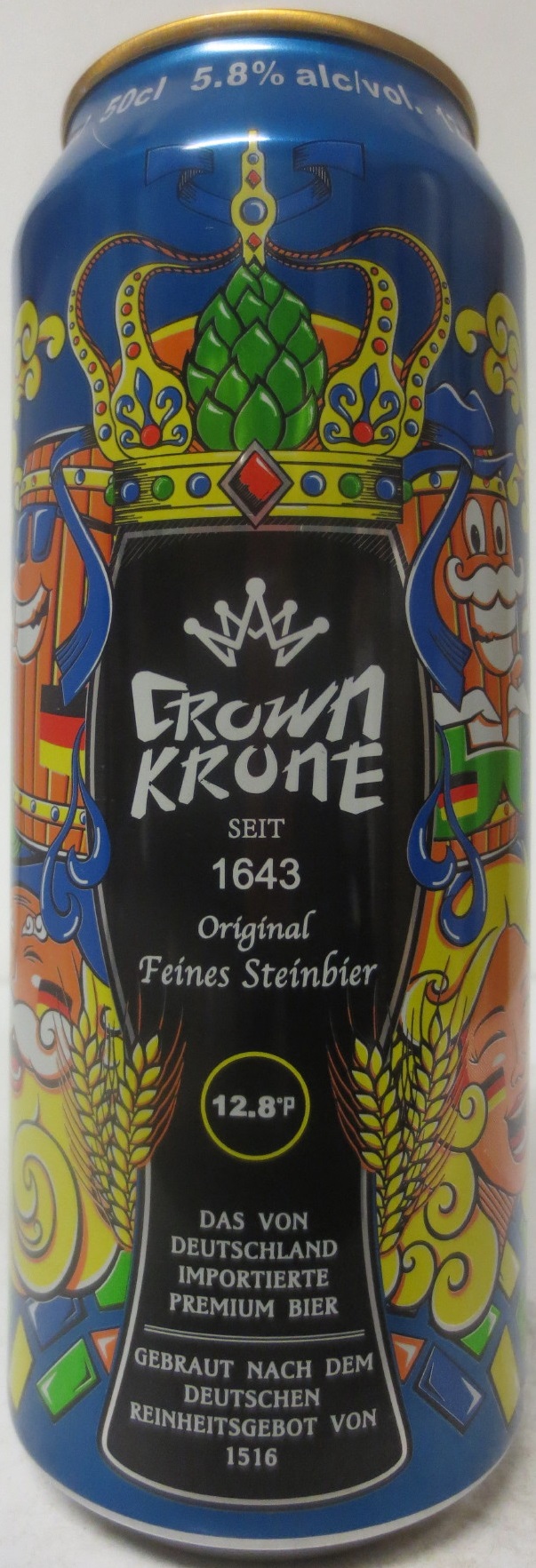 CROWN KRONE Original Feines Steinbier (50cl) 