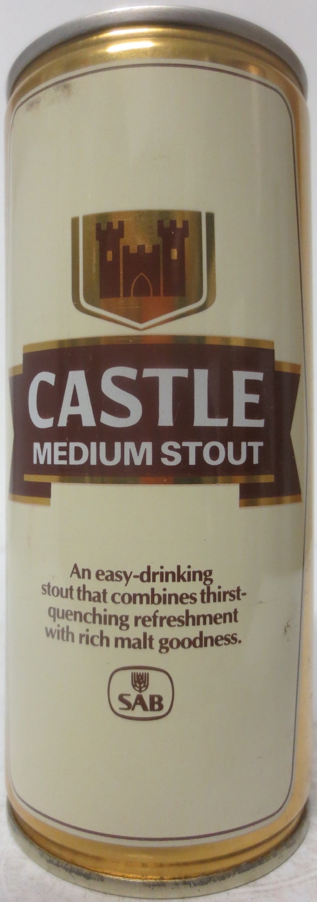 CASTLE MEDIUM STOUT (CS) (45cl) (T/O) 