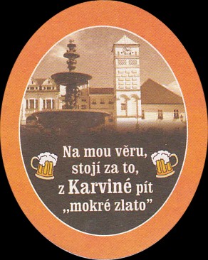 MĚSTSKÝ KARVINSKÝ PIVOVAR KARVINSKÉ PIVO č.1 (PTMP-S-ab) 