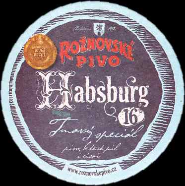 ROŽNOVSKÉ PIVO Habsburg 16 (PTMP-K-a) 