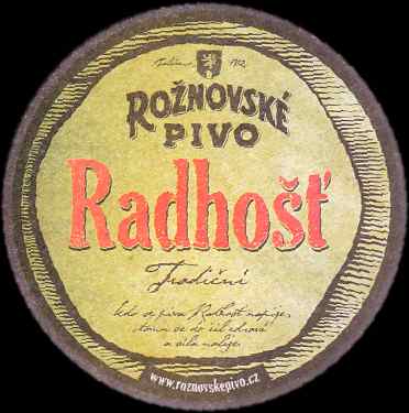 ROŽNOVSKÉ PIVO Radhošť (PTMP-K-a) 