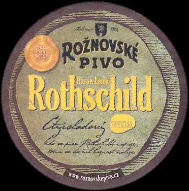 ROŽNOVSKÉ PIVO Rothschild SPECIÁL (PTMP-K-a) 