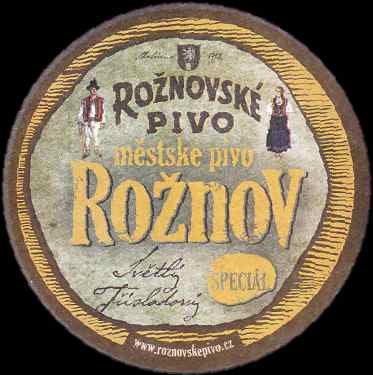 ROŽNOVSKÉ PIVO městské pivo Rožnov SPECIÁL (PTMP-K-a) 